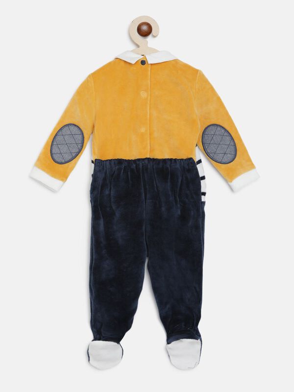 Velour Babysuit-Back Opening image number null